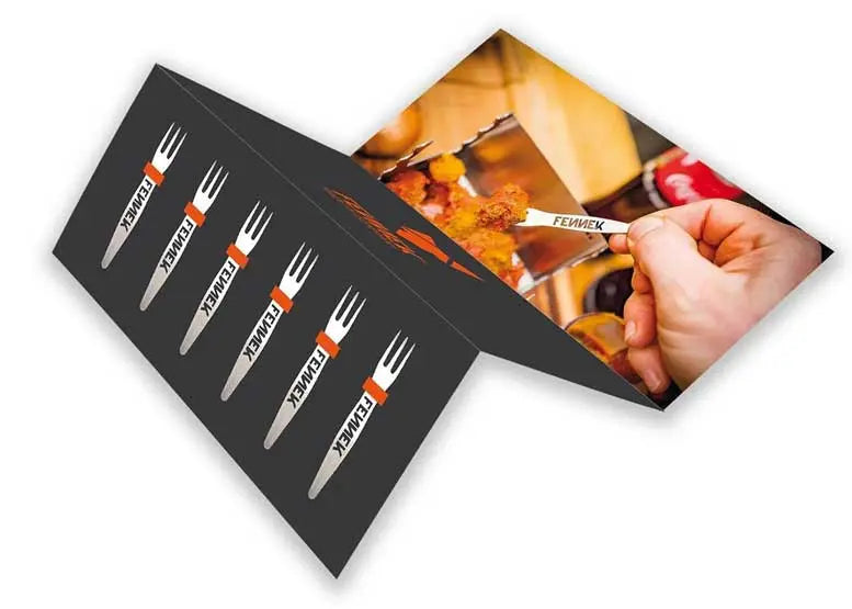 Currywurst Piekser aus Edelstahl Wilde Hilde Soßenkunst