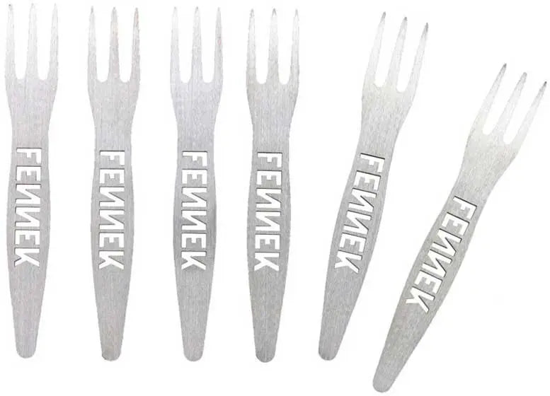 Currywurst Piekser aus Edelstahl Wilde Hilde Soßenkunst