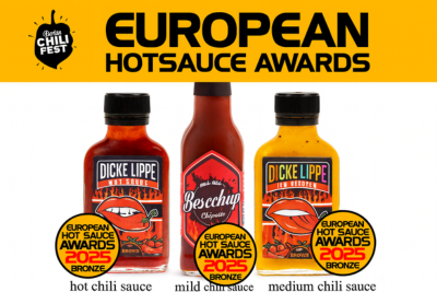 Wilde Hilde Bestchup und Dicke Lippe gewinnen bei den World Chili Awards in Berlin