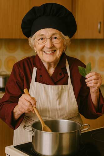 Bitte etwas mehr bitter für besten Geschmack - Warum Oma Hilde nie ohne Lorbeerblätter kochte und wir dies selbstverständlich  weiter so praktizieren