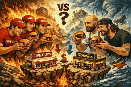 Wird Goldies Berlin Five Guys ersetzen - ein Vergleich und Einschätzung