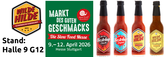 6 Jahre Slow Food Messe: Wilde Hilde rockt Stuttgart mit einer fruchtigen Überraschung!