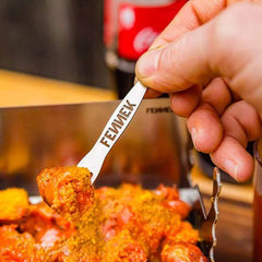 Currywurst Piekser aus Edelstahl