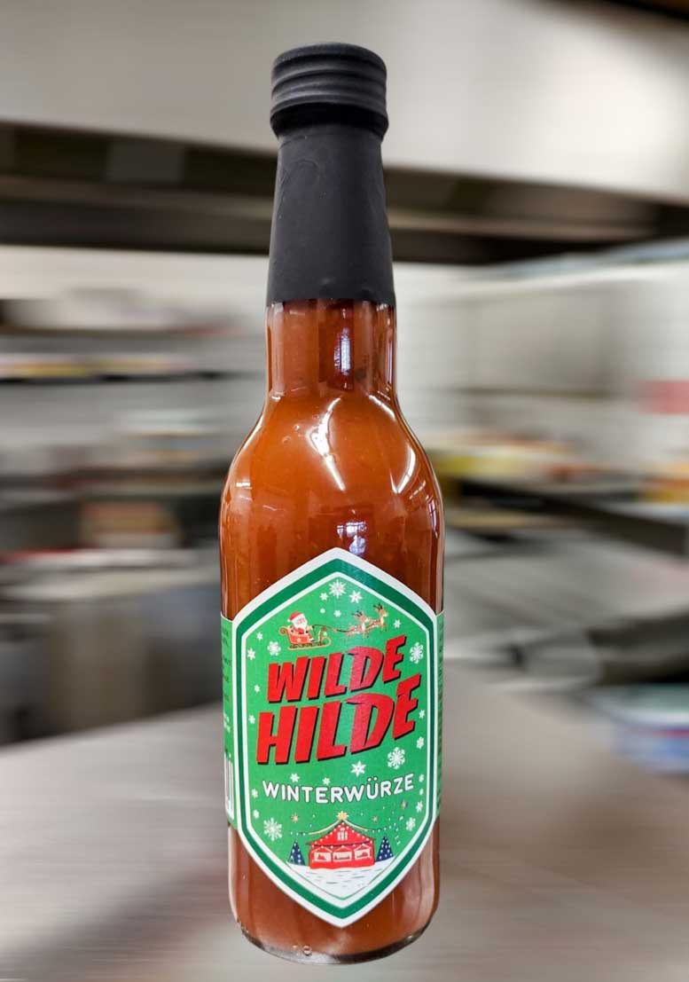 Wilde Hilde Currywurstsoße "Winterwürze" für die perfekte Weihnachtscurrywurst